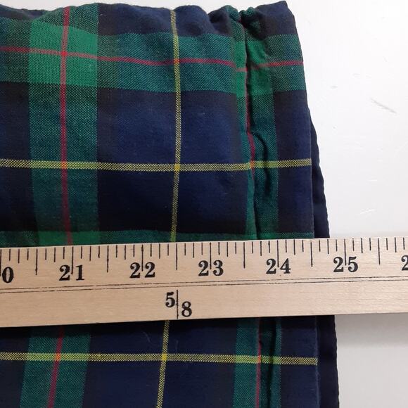 Vintage 80s Tartan Plaid Funnel Neck Jacket Reversible Full Zip Windbreaker Sz M - Picture 14 of 15